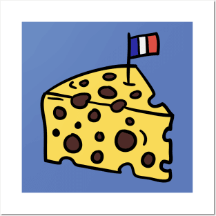 French Cheese Drawing Posters and Art